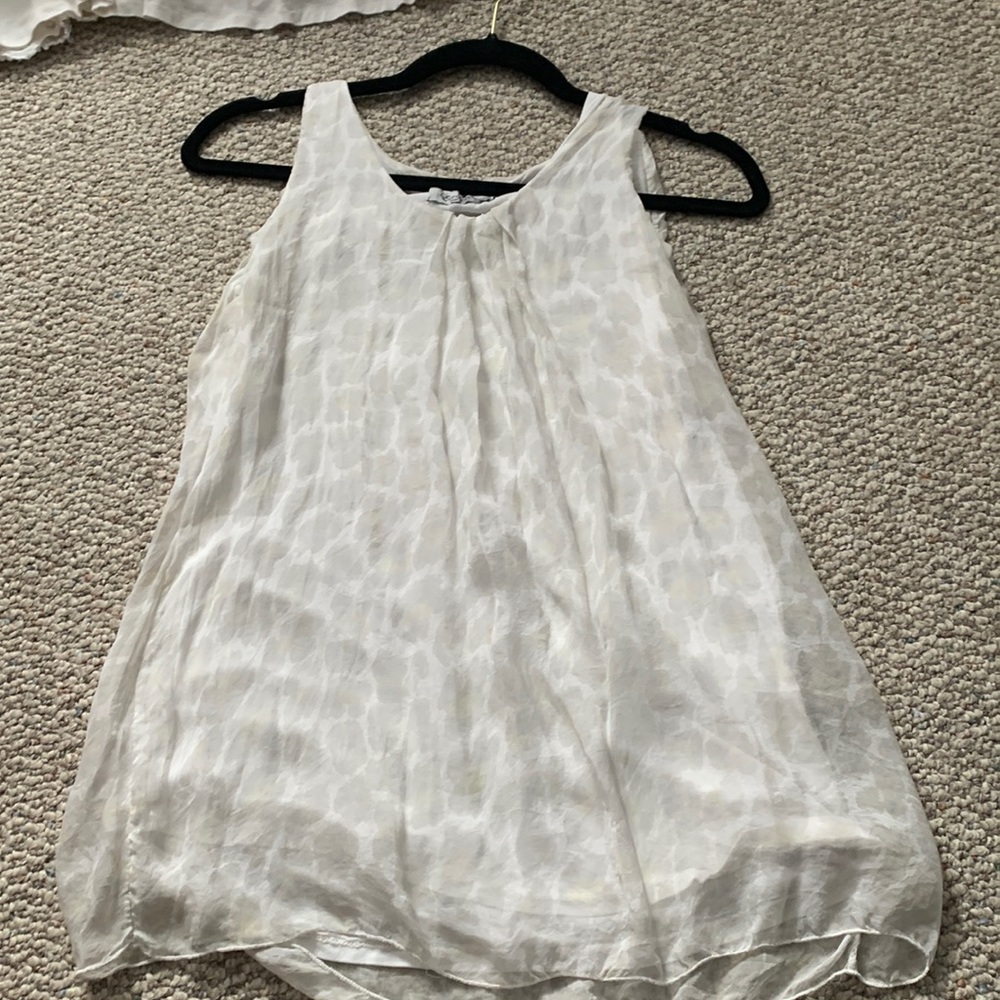 100% silk Elena Baldi made in Italy tank